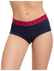 Falke Daily Comfort Print - Pack de 2 calzoncillos hipster - Negro/Rojo