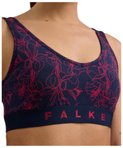 Falke Daily Comfort Print Pack de 2 bralettes tipo corpiño - Rojo/Negro