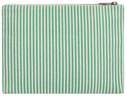 Hindbag Ema Bolso mediano con cremallera - Rayas verdes