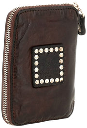 Campomaggi Monedero Siena Flower Stud - Verde Militar