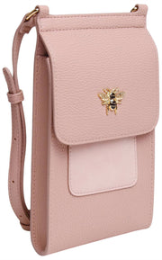 Bolso bandolera Bloomsbury mini de Alice Wheeler London - Rosa