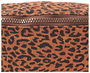 Riñonera Roka Mill Hill de lona de algodón - Mini Leopard Brown