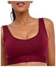 Falke Bralette tipo corpiño con estampado Daily Comfort, paquete de 2 - Rojo