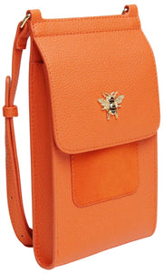 Bolso bandolera Bloomsbury mini de Alice Wheeler London - Naranja