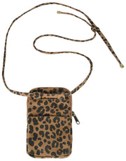 Bolso para teléfono Hindbag Bill - Leopard Cinnamon Brown