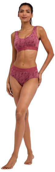 Falke Daily Comfort Print - Pack de 2 calzoncillos hipster - Rojo
