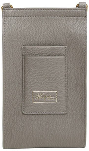 Bolso bandolera Mini Bloomsbury de Alice Wheeler London - Gris pizarra