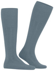Calcetines hasta la rodilla Falke Lhasa Rib - Monument Blue