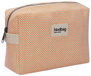 Neceser tejido Hindbag Leon - Coral Pink