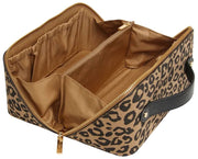 Maleta de tren con estampado animal de Alice Wheeler London - Negro/Leopardo