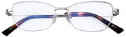 MessyWeekend Meryl Gafas de lectura con luz azul - Transparente/Plateado