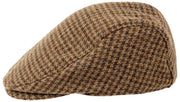 Gorra plana Dents Blashford Tweed - Castaño Marrón