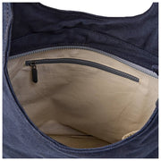 Roka Hoxton Bolso de hombro grande de lona de algodón - Gris antracita