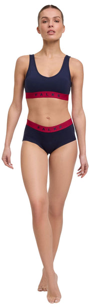 Falke Daily Comfort Print - Pack de 2 calzoncillos hipster - Negro/Rojo