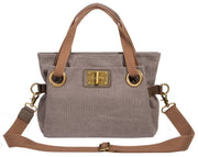 Zede Pont des Arts Mini Cross Body Bag - Gray