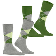 burlington-everyday-2-pack-socks---greygreen-34329619