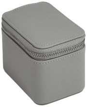 Caja para relojes de viaje mini con cremallera Stackers - Gris pizarra