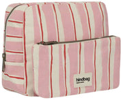 Hindbag Alix Neceser Extra Grande - Rayas Rosa/Rojo
