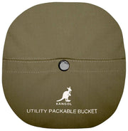Gorro de pescador plegable multiusos de Kangol - Verde oliva oscuro