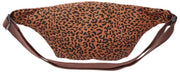 Riñonera Roka Mill Hill de lona de algodón - Mini Leopard Brown