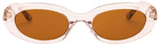 MessyWeekend Gafas de lectura de sol Lola Blue Light - Marrón/Paloma Beige
