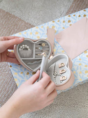 Joyero Stackers Heart Travel Mum - Rubor/Dorado