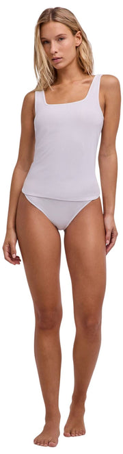 Falke Daily Camiseta Sin Mangas Sin Costuras - Blanco