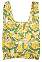 Bag Kind Bag London Medium reutilizable - limones amarillo/verde