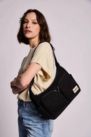 Hindbag Emile Bolso De Hombro Con Múltiples Bolsillos - Negro