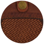 Monedero tejido Campomaggi Pisa Ornella - Cognac Tan