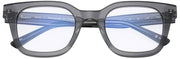 MessyWeekend Ozzy Gafas de lectura con luz azul - Transparente/Gris ceniza