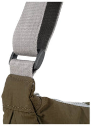 Bolso bandolera Roka Farringdon Taslon - Marrón musgo