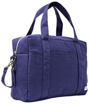 Roka Somerset Bolso grande para bebé de lona de algodón - Azul marino