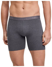 Falke Daily Comfort - Pack de 2 calzoncillos de pierna larga - Dark Grey Heather
