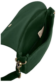 Bolso de hombro Hindbag Margault - Terciopelo Verde Pino
