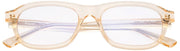 MessyWeekend Travis Gafas de lectura con luz azul - Transparente/Amarillo sol