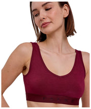 Falke Daily Comfort - Pack de 2 bralettes tipo corpiño - Rojo