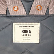 Mochila Roka Canfield B mediana de nailon reciclado - Beluga Grey