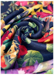Bufanda con estampado Powder Botanical Kaleidoscope Lux - Multicolor