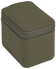 Stackers Mini caja para relojes de viaje con cremallera - Verde oliva