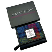 maccessori-harris-tweed-trifold-purse---pinkblue-34631595