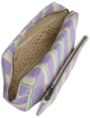Hindbag Alix Neceser Extra Grande - Verde/Parma Stripes