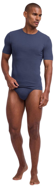 Camiseta Falke Daily Seamless con cuello redondo - Gris Carbón