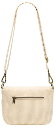 Bolso de hombro Hindbag Margault - Terciopelo Beige