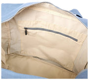 Bolso Tote Roka Sloane Mediano De Lona De Algodón - Azul Aviación