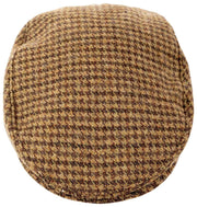 Gorra plana Dents Blashford Tweed - Castaño Marrón