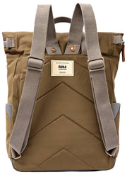 Mochila Roka Canfield B mediana de nailon reciclado - Verde militar