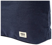 Roka Hoxton Bolso de hombro grande de lona de algodón - Gris antracita