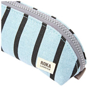 Roka Tate Bolso pequeño de lona de algodón - Rayas azules