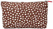 Roka Maida Vale Bolso mediano de lona de algodón - Punto marrón